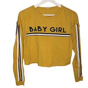 Vintage 90's Long Sleeve Crop Graphic Tee